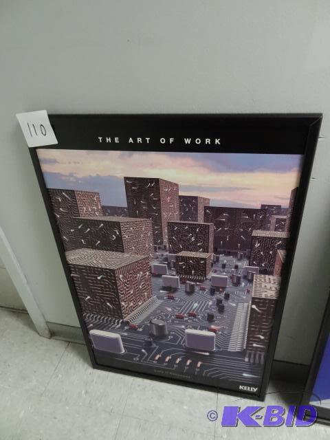 lot 110 image: 25 X 37 Poster Frame...