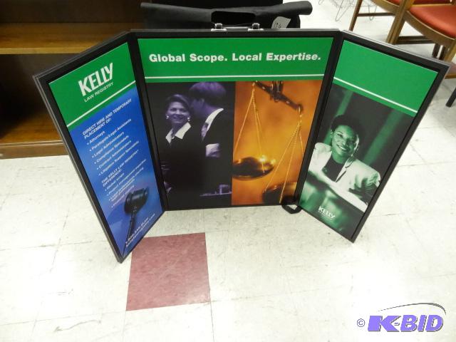 lot 124 image: Portable Table Top Display, 48 X 32 Full Size...