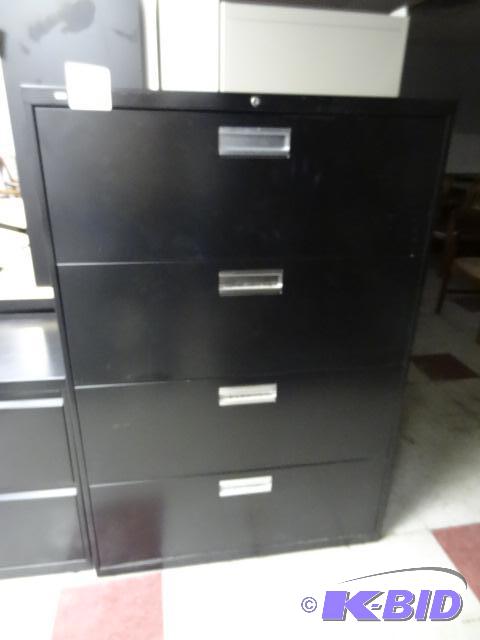 lot 145 image: 36" Metal 4 Drawer Lateral File...