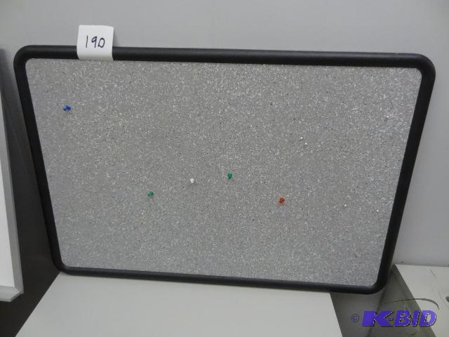 lot 190 image: 36 X 24 Cork Board...