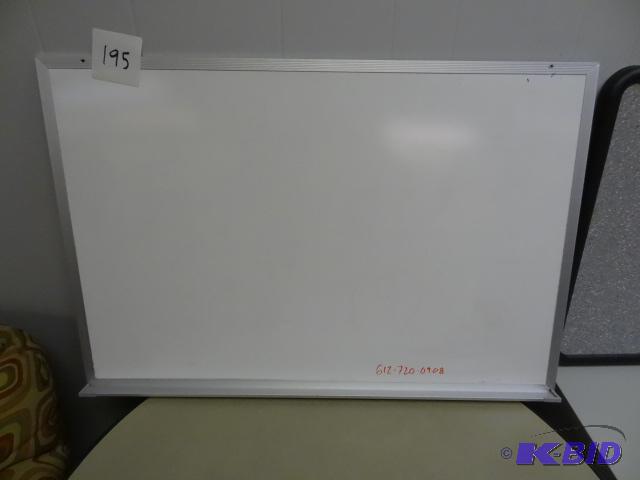 lot 195 image: 36 X 24 White Board...
