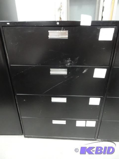 lot 231 image: 36" Metal 4 Drawer Lateral File...