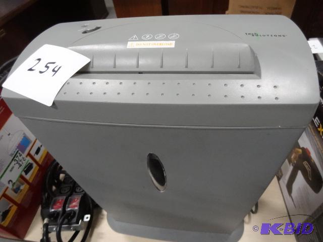 lot 254 image: Tech Solutions Paper Shredder...