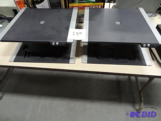 lot 259 image: 2 Moniter StandsDocking Station...