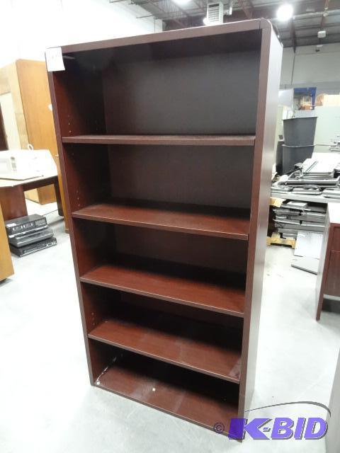 lot 292 image: Laminate Book Case 33 X 13 X 65...