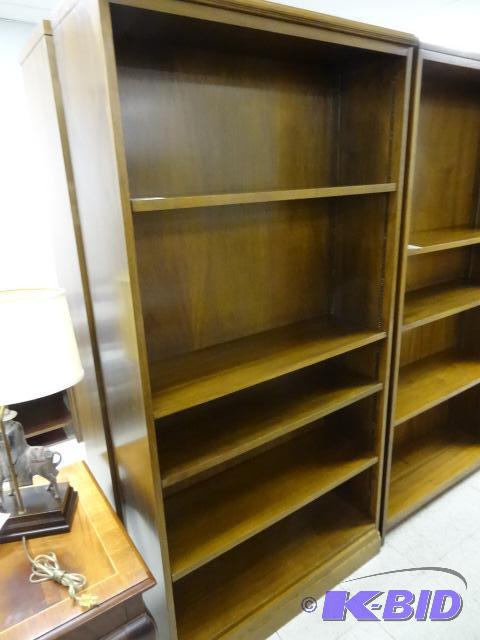 lot 36 image: 36 X 13 X 72 Wood Book Shelf...