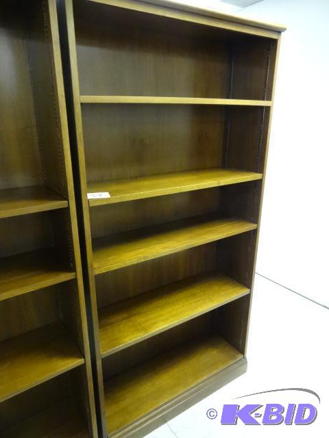 lot 38 image: 36 X 13 X 72 Wood Book Shelf...