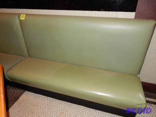 Retro, Ice Cream shop type booth BENCH sectio...