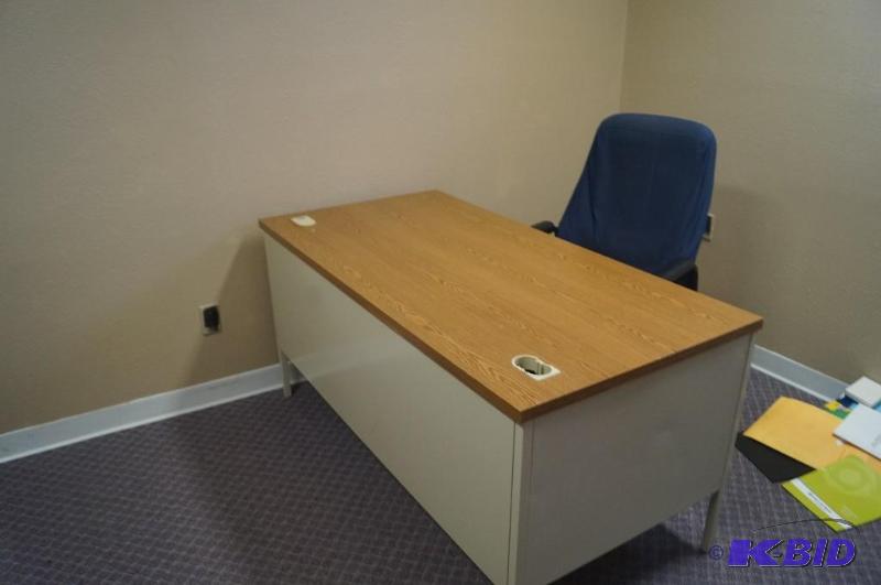desk and chair