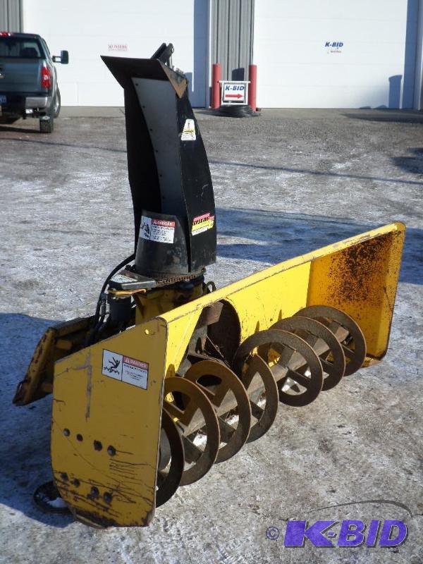 lot 1 image: Erskine 7ft Hydraulic Skidloader Snowblower, ...