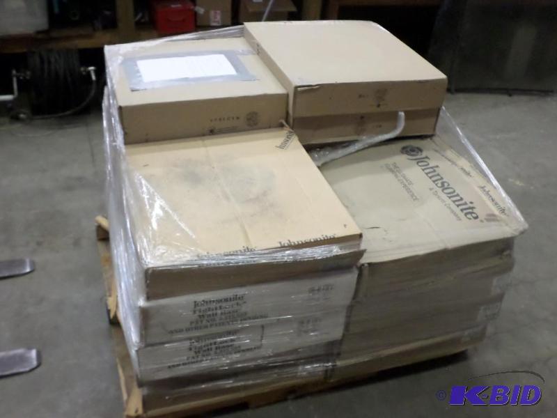 lot 44 image: Pallet Of (22) Boxes Of Unused Wall Base (4)...