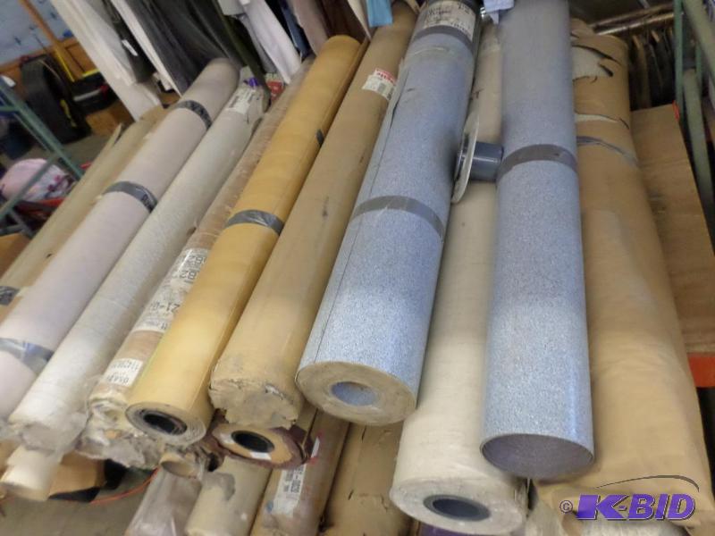 lot 45 image: (21) Various Length Rolls Of Vinyl Flooring, ...