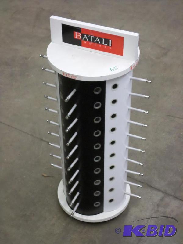 lot 65 image: 28" Swivel Display Rack...