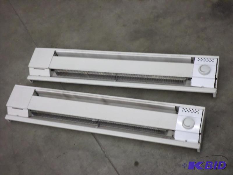 lot 98 image: (2) 36" 120Volt Electric Heaters...