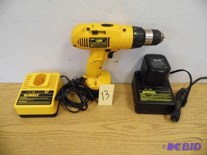 lot 13 image: DeWalt Drill