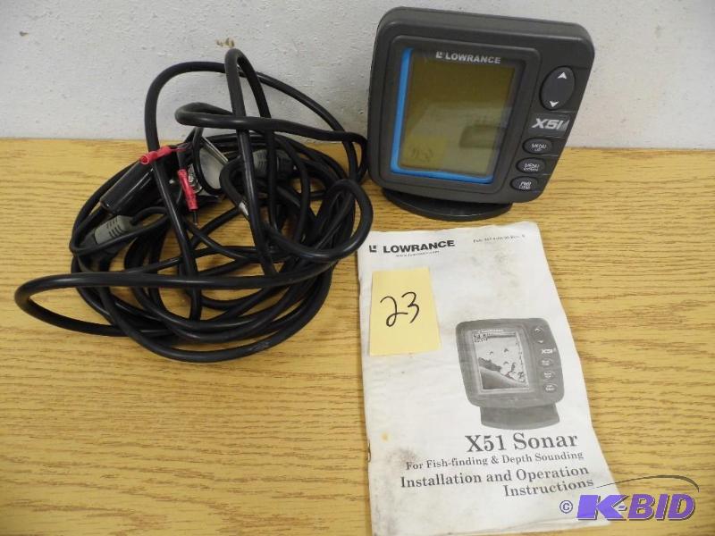 lot 23 image: Lowrance FishDepth Finder