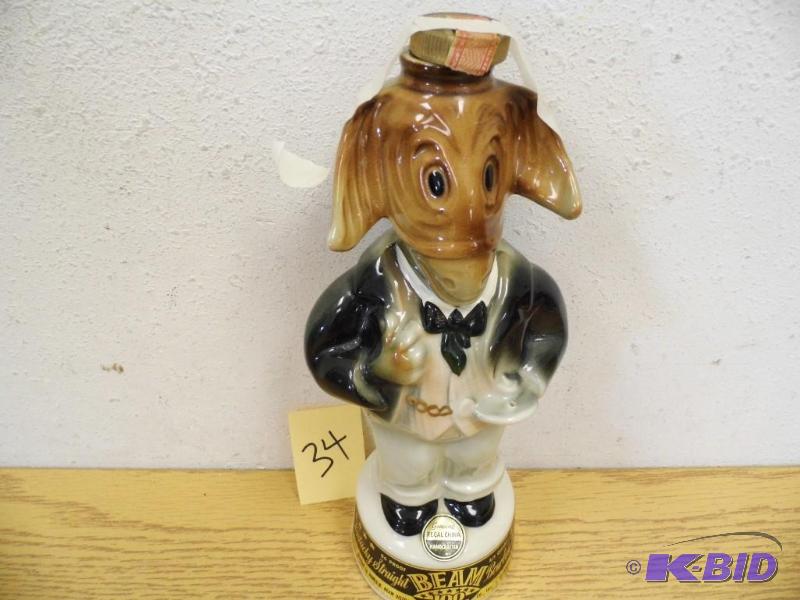 lot 34 image: Jim Beam  Donkey Decanter