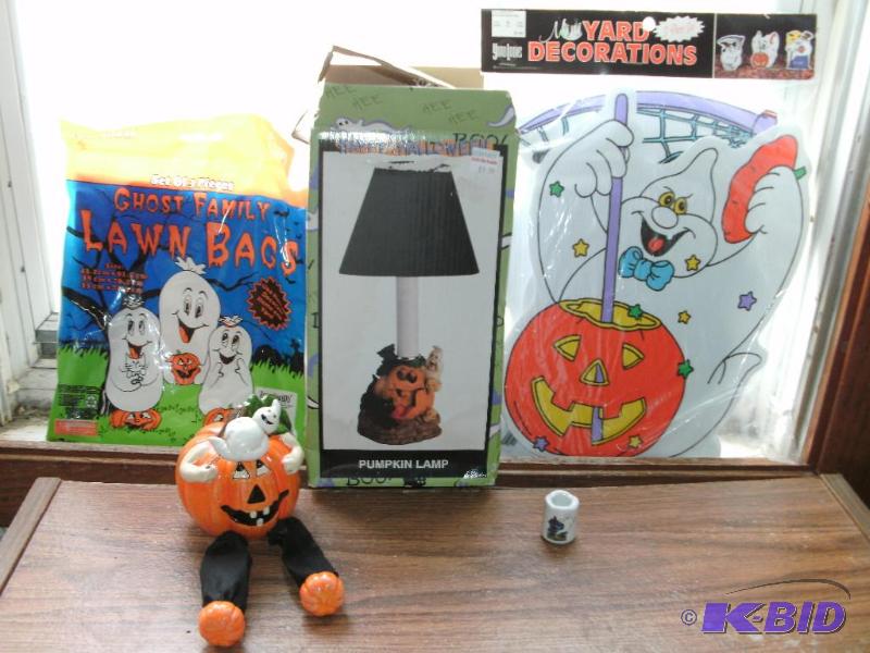 Halloween Items. 3 ghost yard decorations-NIP...