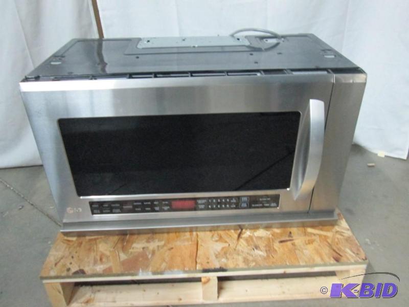 LG 2.0 CU. FT. OVER THE RANGE MICROWAVE OVEN WITH EXTENDA VENT AND WARMING LAMP