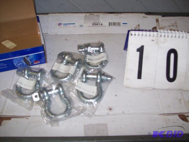 lot 10 image: ( 5 ) New Clevises 12" Cable or Chain...