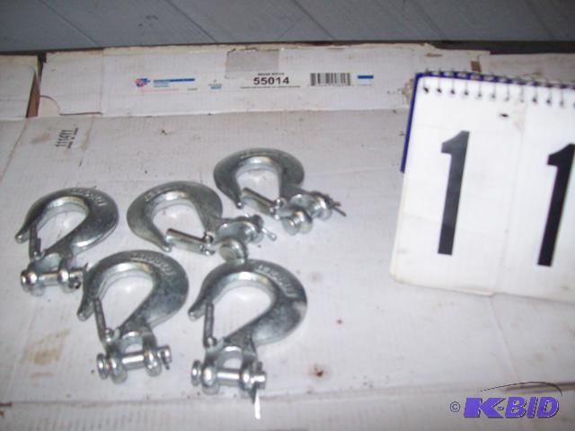 lot 11 image: ( 5 ) New Chain or Cable Hooks 14"...