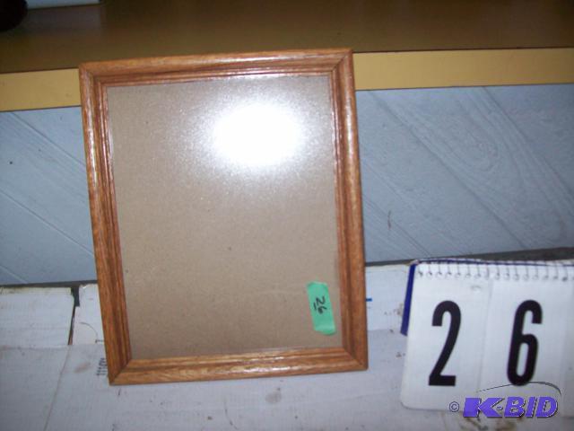 lot 26 image: 8" x 10" Picture Frame, Wood...