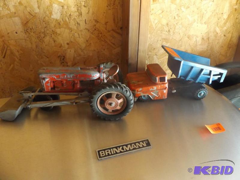 Vintage Hurley Tractor and Dump Truck...