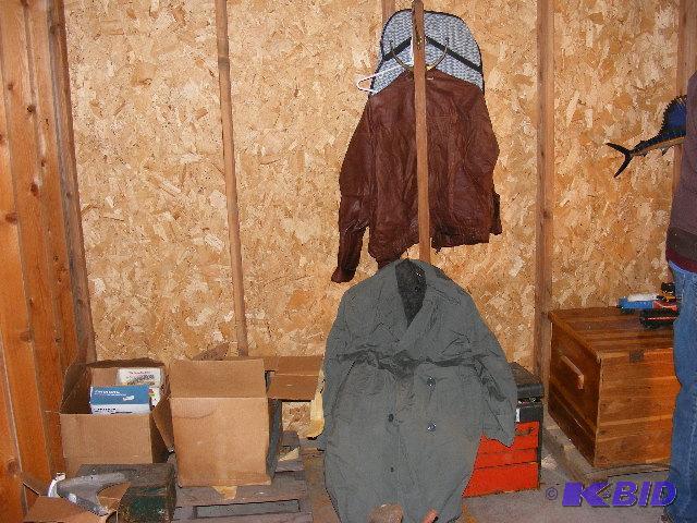 coat rack with Willson coats...