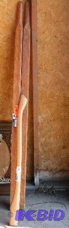 Axe handle and two brand new Wheelbarrow Hand...