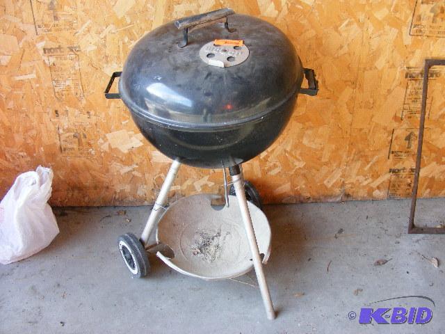 Weber Charcoal Grill. The Turkey attachment i...