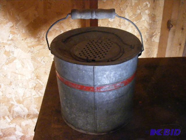 Galvanized Minnow bucket...