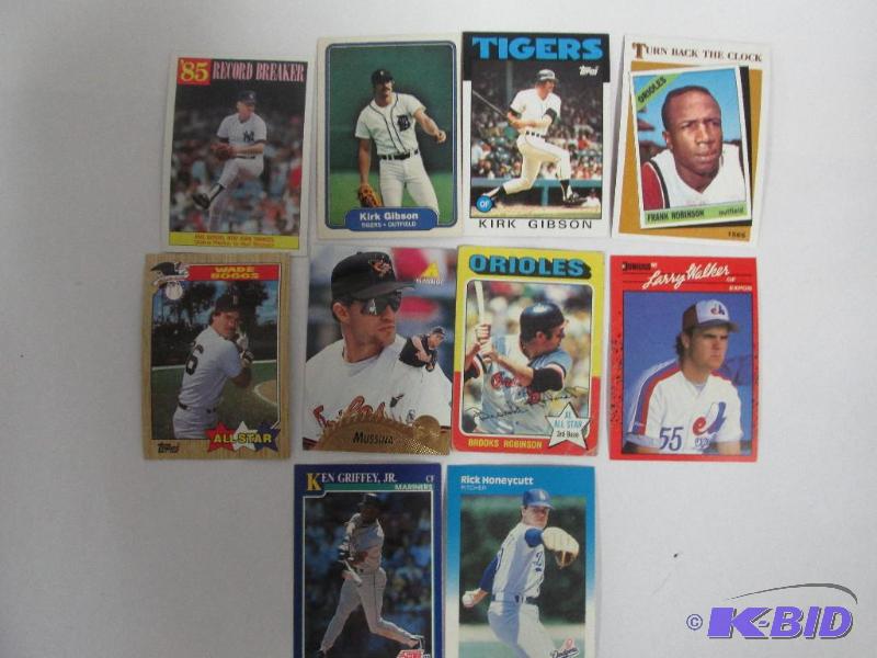 10 Baseball Sports Cards