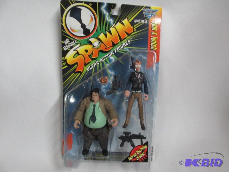 Spawn Action Figure, Sam and Twitch.