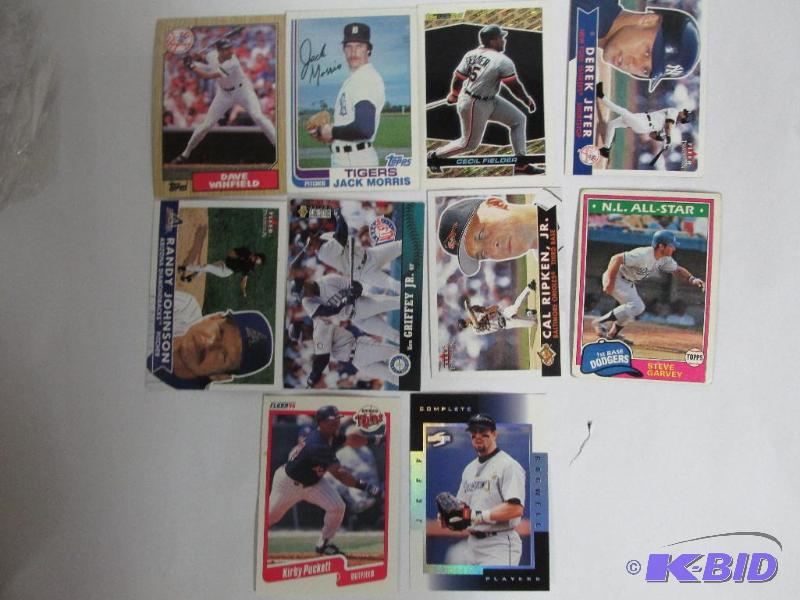 10 Baseball Sports Cards