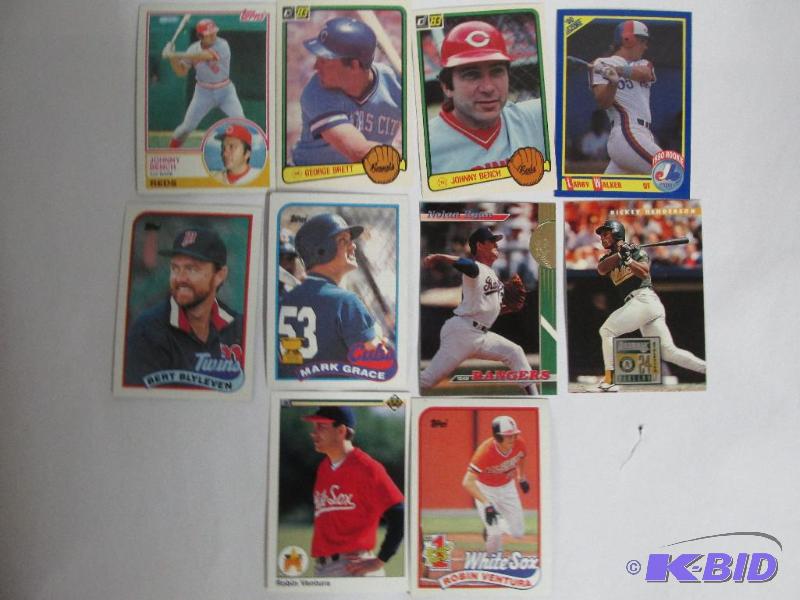 10 Baseball Sports Cards