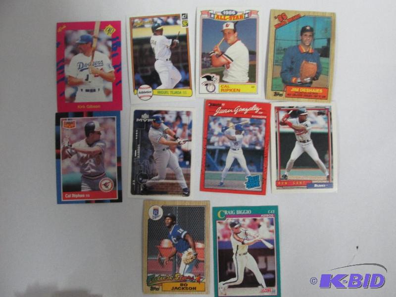 10 Baseball Sports Cards