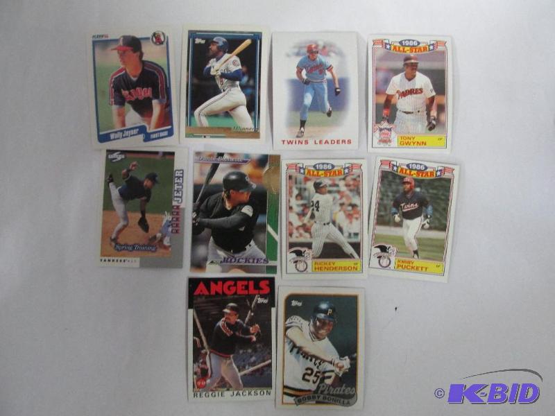 10 Baseball Sports Cards