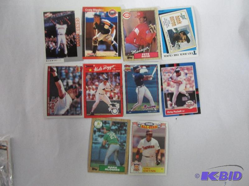 10 Baseball Sports Cards