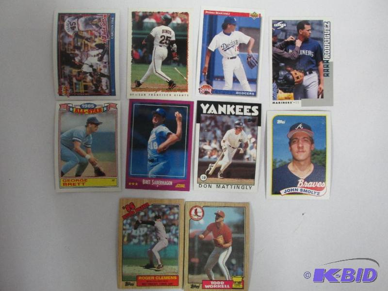 10 Baseball Sports Cards