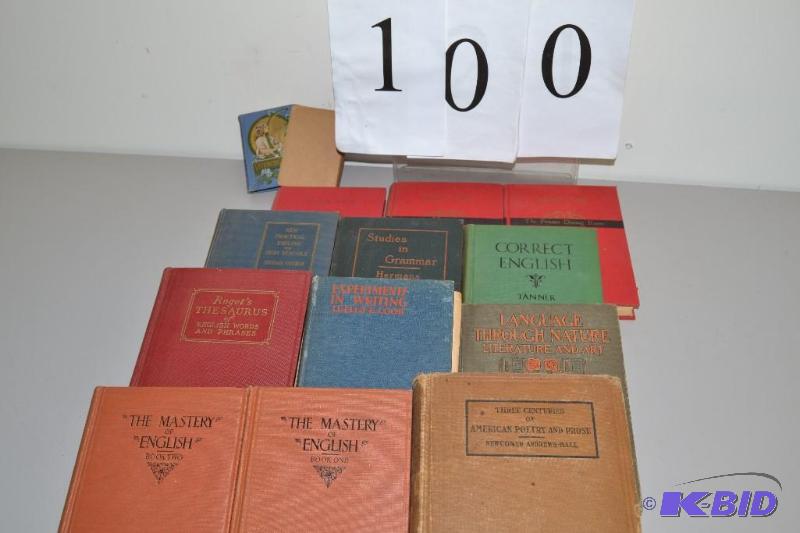 lot 100 image: Literature books