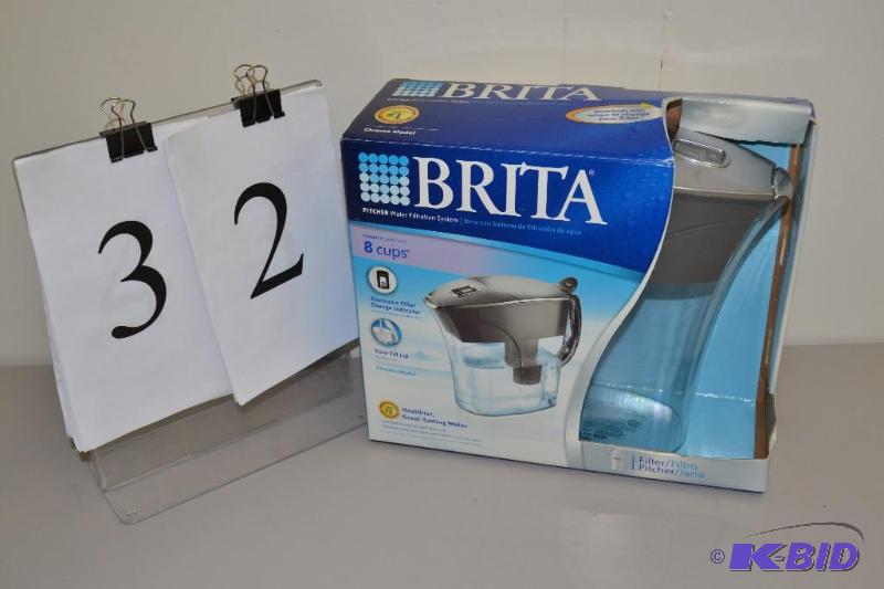 lot 32 image: Brita Pitcher water filtration system