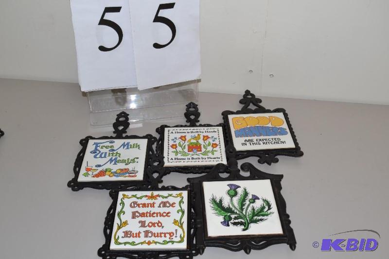 lot 55 image: Trivets