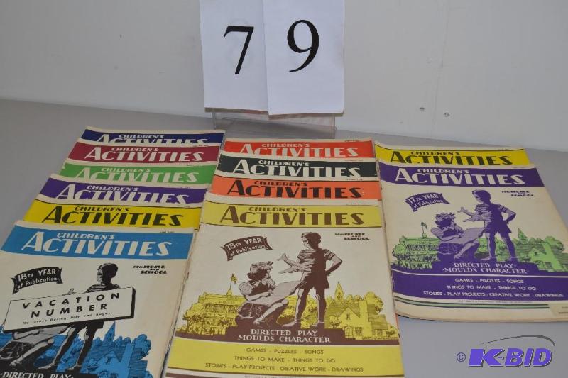 lot 79 image: Childrens Activity Magazines