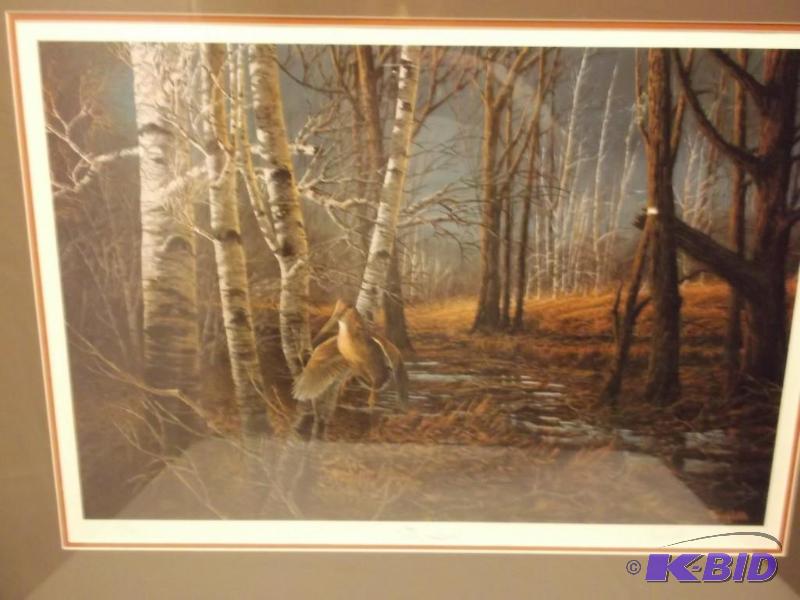 Beautiful Terry Redlin Print The Loner Signed...