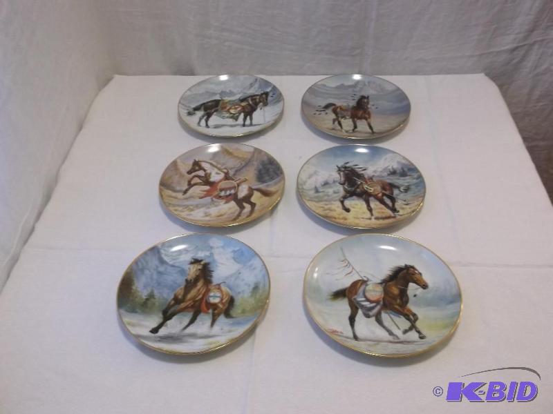 Beautiful War Ponies Collector Plates All In ...