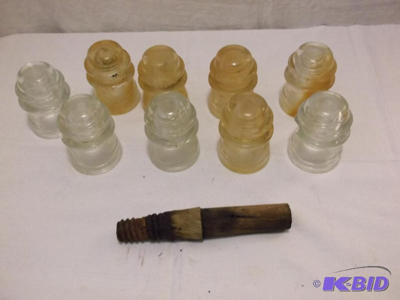 Vintage Glass Insulators....