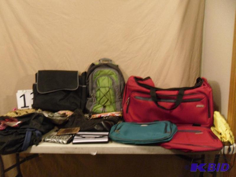 lot 139 image: Lot of Purses, Bags, and Wallets. Rolling TAG...