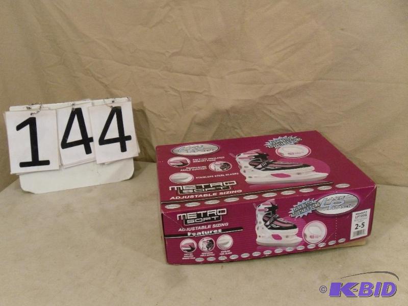 lot 144 image: Metro Soft Size Adjustable Ice Skates. Can be...