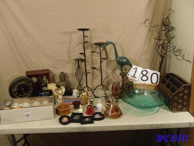 lot 180 image: Lot of Assorted Household Items. New Flameles...