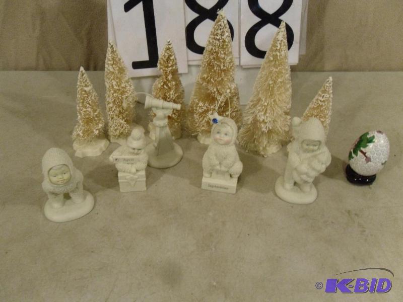 lot 188 image: Lot of Dept 56 Collectibles and More....